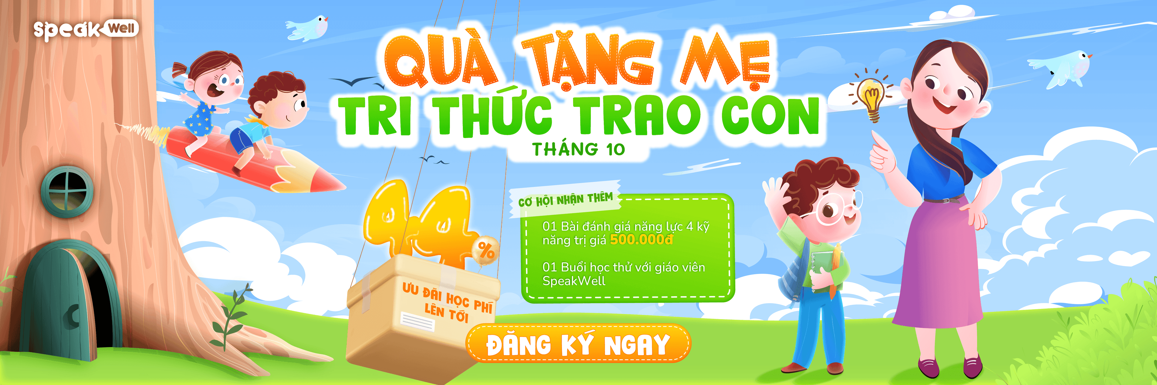 SpeakWell tháng 10